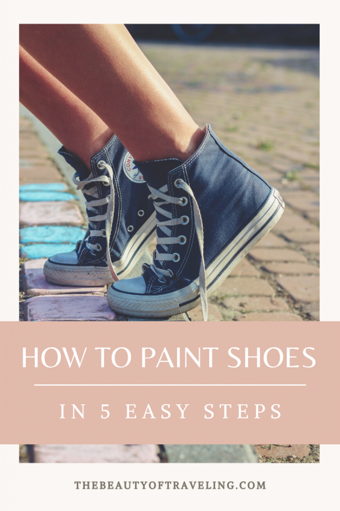 How to Paint Shoes in 5 Easy Steps | DIY Sunflower Shoes | The Beauty of  Traveling