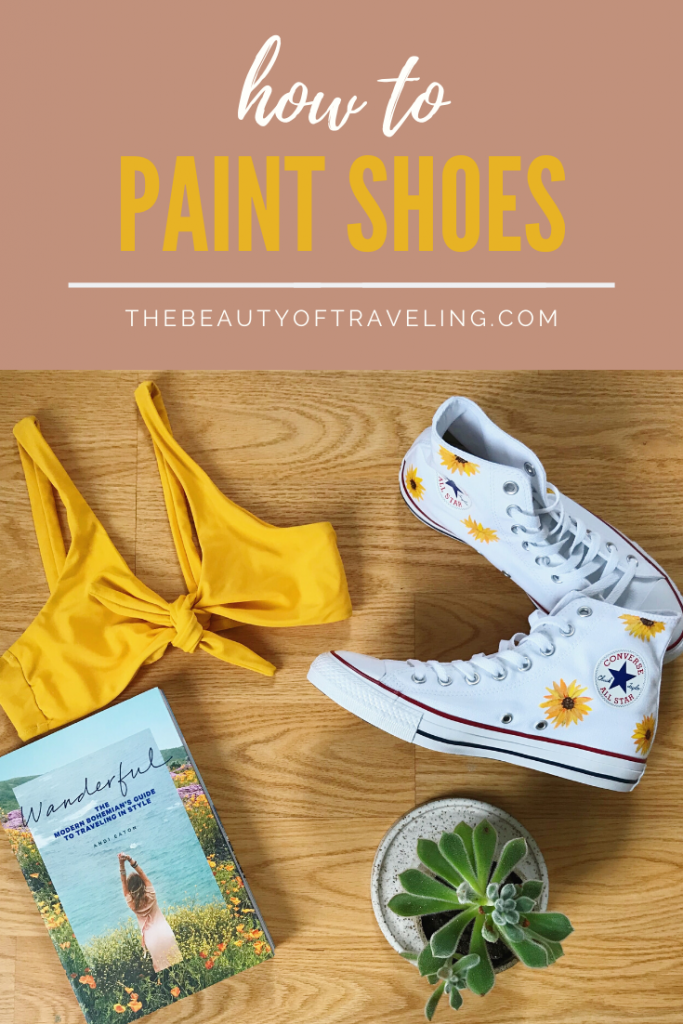 how to paint shoes